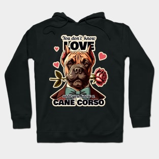 Cane Corso Valentine's day Hoodie